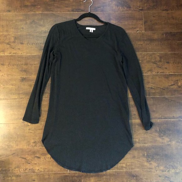 Oak + Fort Long Sleeved Black Long Shirt - Picture 2 of 3